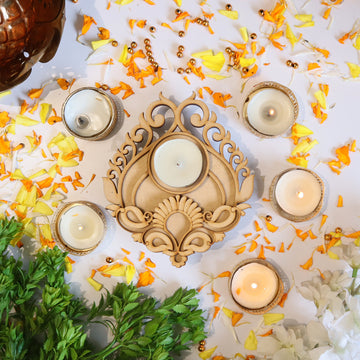 Pushpanjal Tea Light Candle Holder